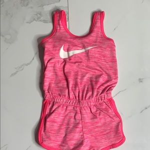 Pink Nike romper
